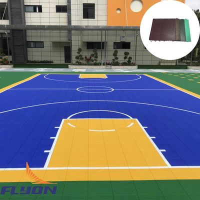 よい価格 鮮やかなPP スポーツ フロア タイル 交差 彩彩のコート マット オンラインで
