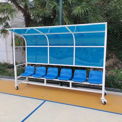 よい価格 代わりのサッカー チームのベンチは屋外の学校の競技場のために保護する オンラインで
