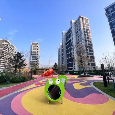 多色刷り動物はEPDMの子供Palygroundのためのゴム製微粒のフロアーリングを模造する