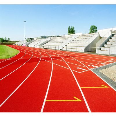 よい価格 長距離ランニングコース ゴム表面 8M × 400M 消去とUV耐性 スムーズコース オンラインで