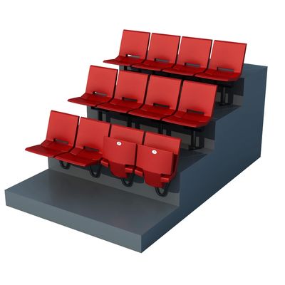 HDPE/PP スタジアム固定椅子 - アンチエイジング アンチUV 防火室内または室外座席