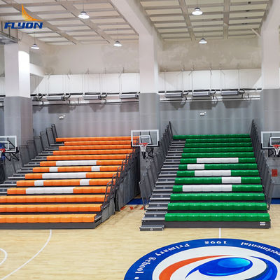 観客の快適さとスタイルを合わせる アルミ製の引き込み座席