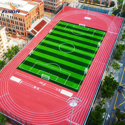 よい価格 400m 紫外線耐性ゴム アスリートランニングトラック タートンランニングトラック オンラインで