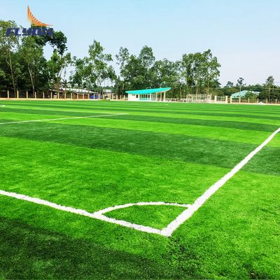 よい価格 高密度40~60mm 緑色 PE PP 人工合成草 サッカースタジアム用 オンラインで