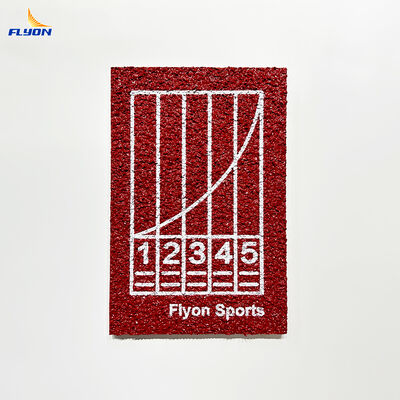 EPDM フル・プール ランニング・トラック 縫い目のない単面 高度な衝撃吸収 IAAF 認定 運動施設