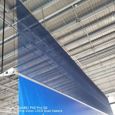 電気制御システム 防火 環境に優しい ディバイダー カーテン パーティション カーテン