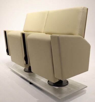 よい価格 FY962 重用鉄枠シアターチェア 双スプリングティップアップシートと折りたたむ式カップホルダー オンラインで